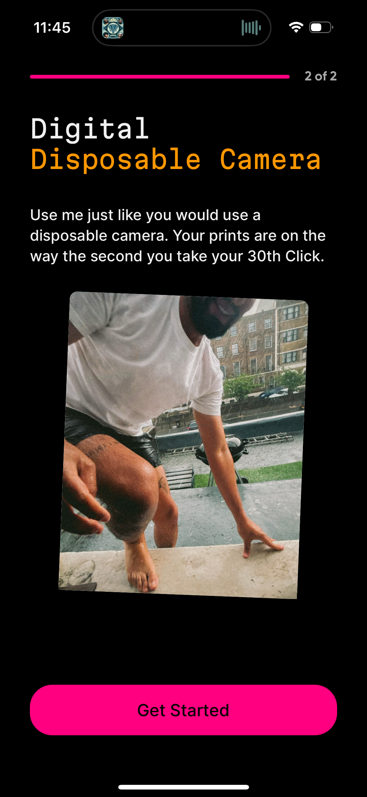30 CLICKS - Digital Disposable Camera